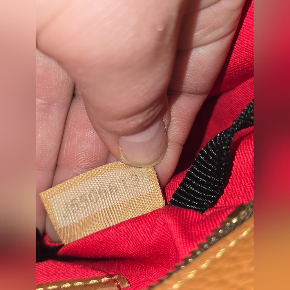 DOONEY & BOURKE Tan Pebbled Leather Satchel - Picture 12 of 13